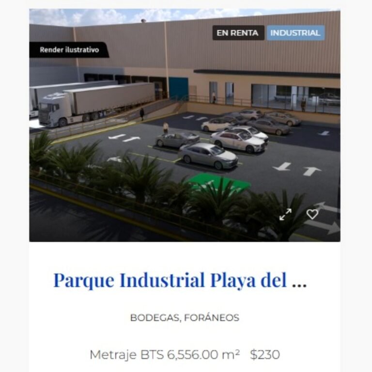renta PARQUE INDUATRIAl Playa 768x768
