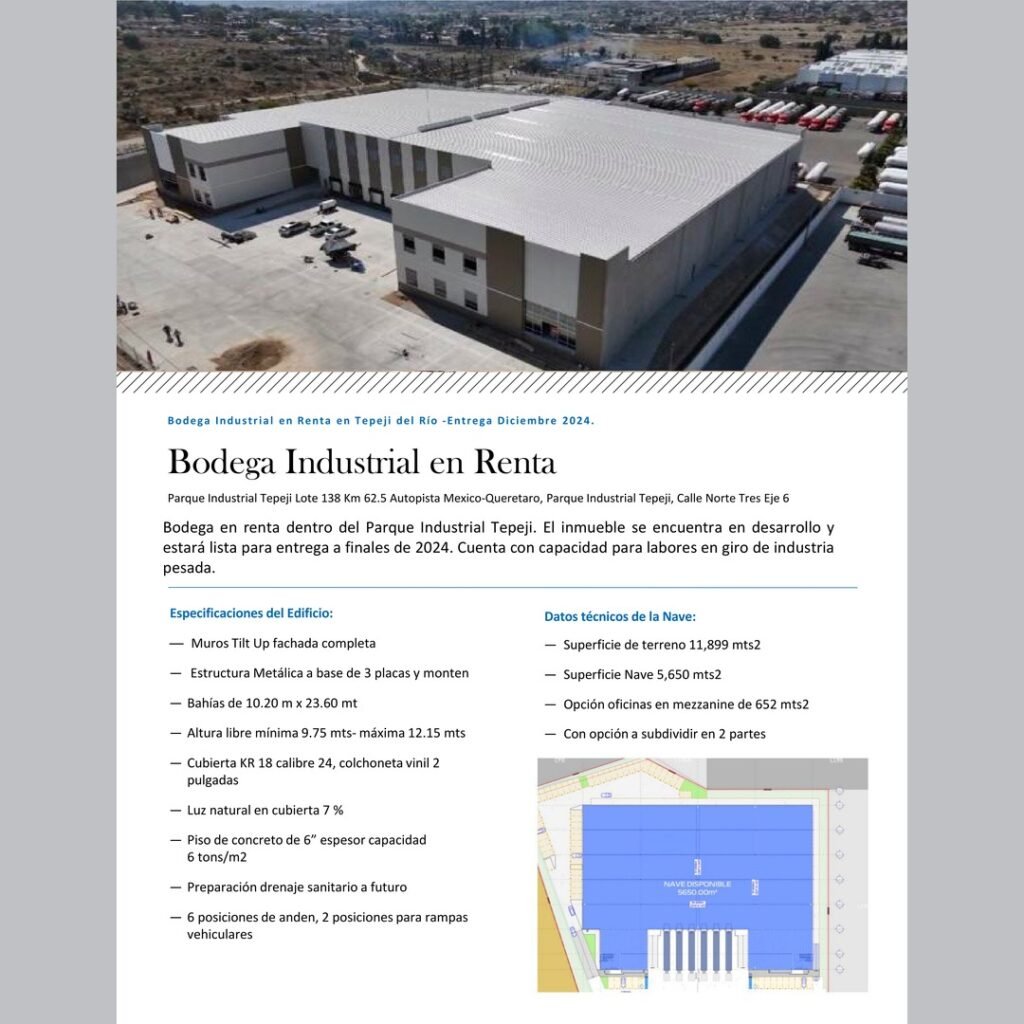 renta Nave industrial